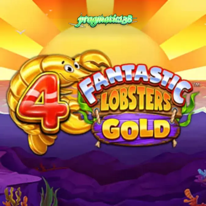 Tampilan visual slot 4 Fantastic Lobsters Gold dengan tema bawah laut yang cerah